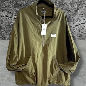 •NWT• Staple Pigeon Hooded Jacket/Windbreaker in Olive Green • XL 🫒